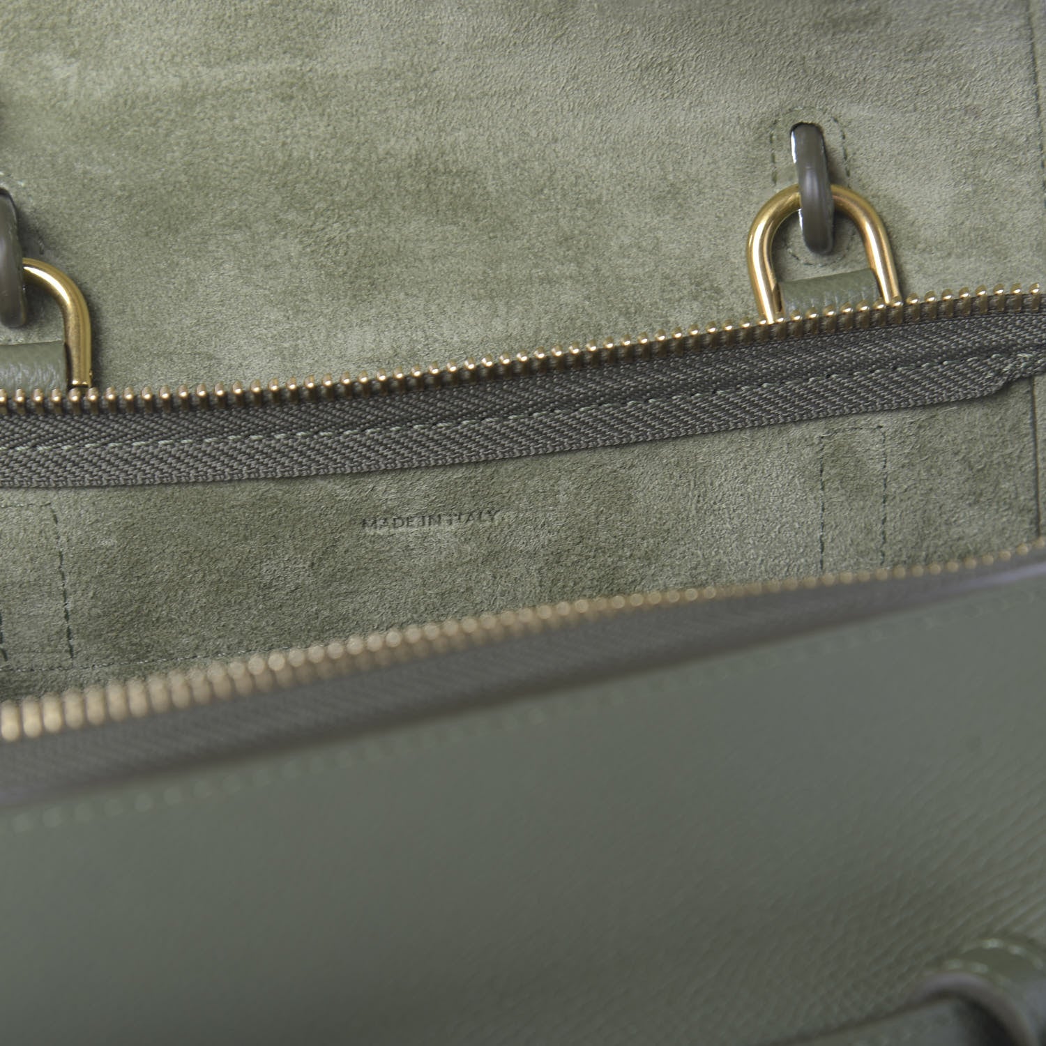 Celine Grained Calfskin Nano Belt Bag Light Khaki 7 of 8