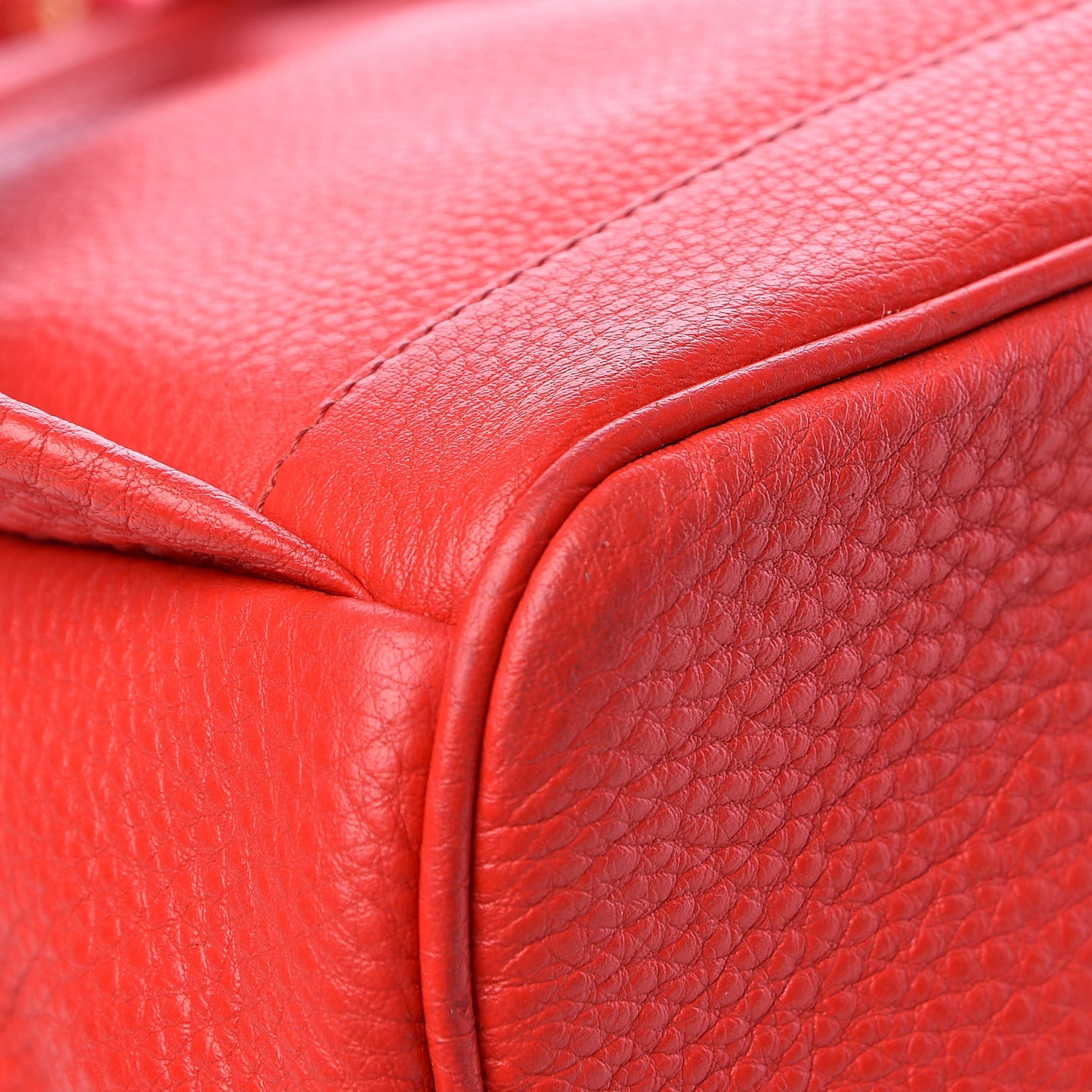 Calfskin Swarovski Small Stark Diamond Backpack Red