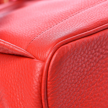 MCM Calfskin Swarovski Small Stark Diamond Backpack Red 11 of 16