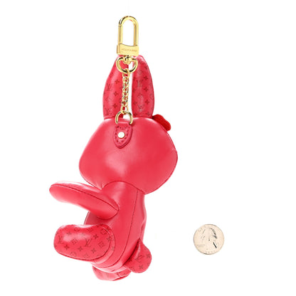 Louis Vuitton Animogram Rabbit Bag Charm Pink 2 of 4