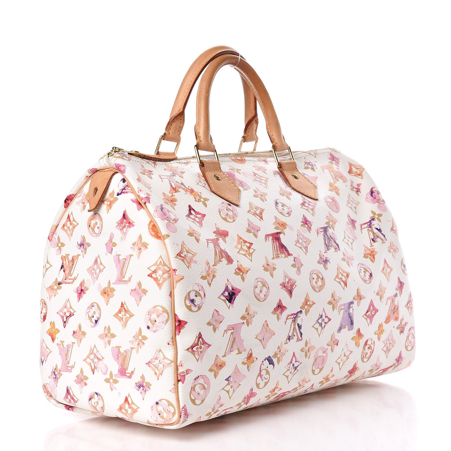 Louis Vuitton Watercolor Aquarelle Speedy 35 White 3 of 19