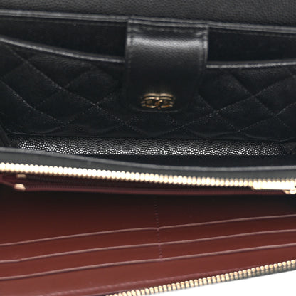 Chanel Caviar Quilted Phone Holder Wallet on Removable Chain Black 5 of 12
