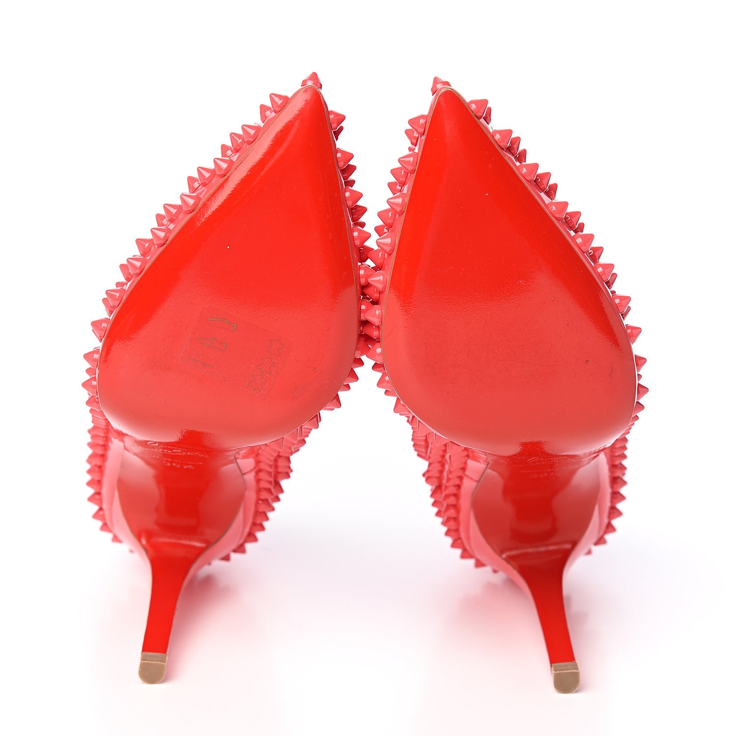 Patent Pigalle Spikes 100 Pumps 36.5 Rose Paris