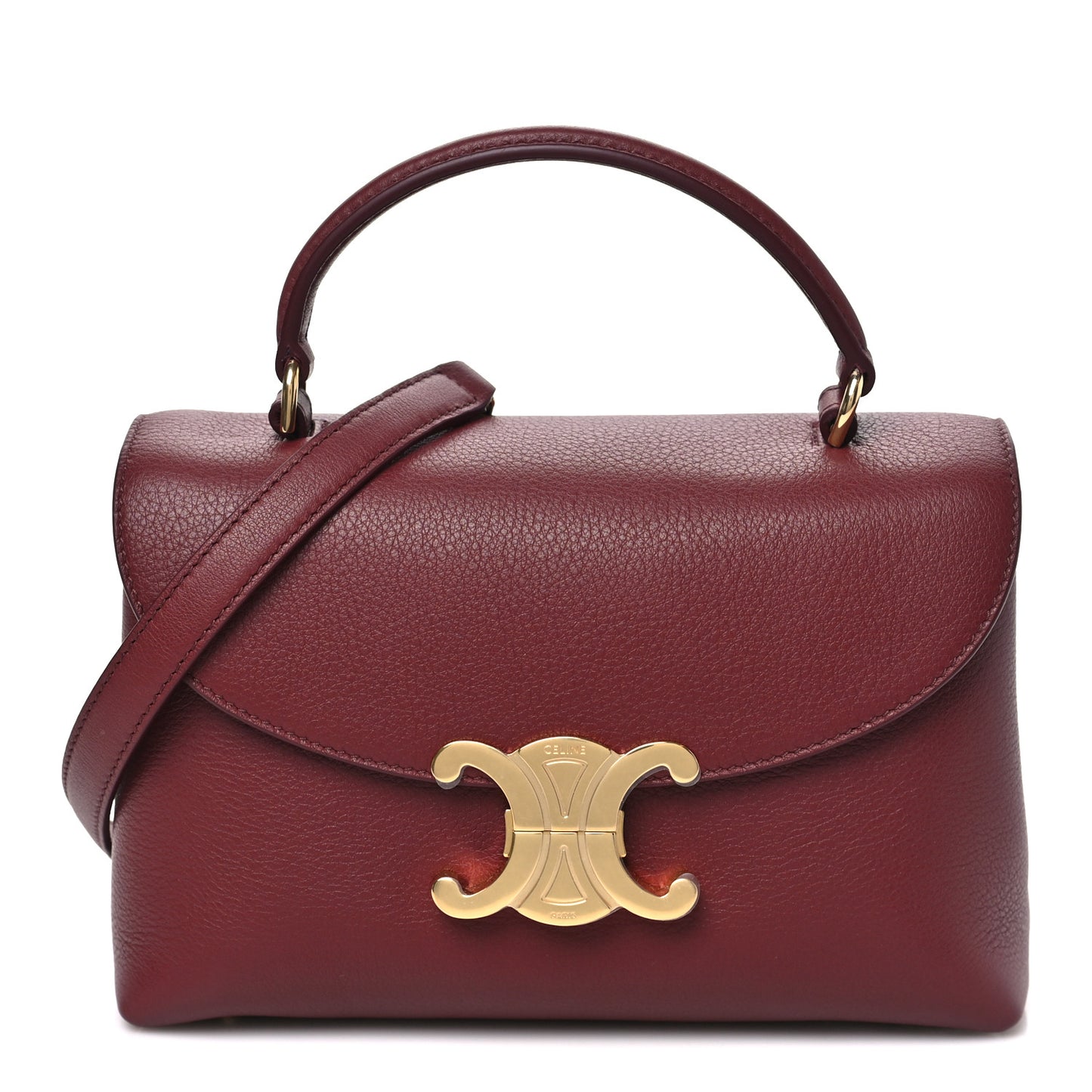 Supple Grained Calfskin Teen Nino Light Burgundy