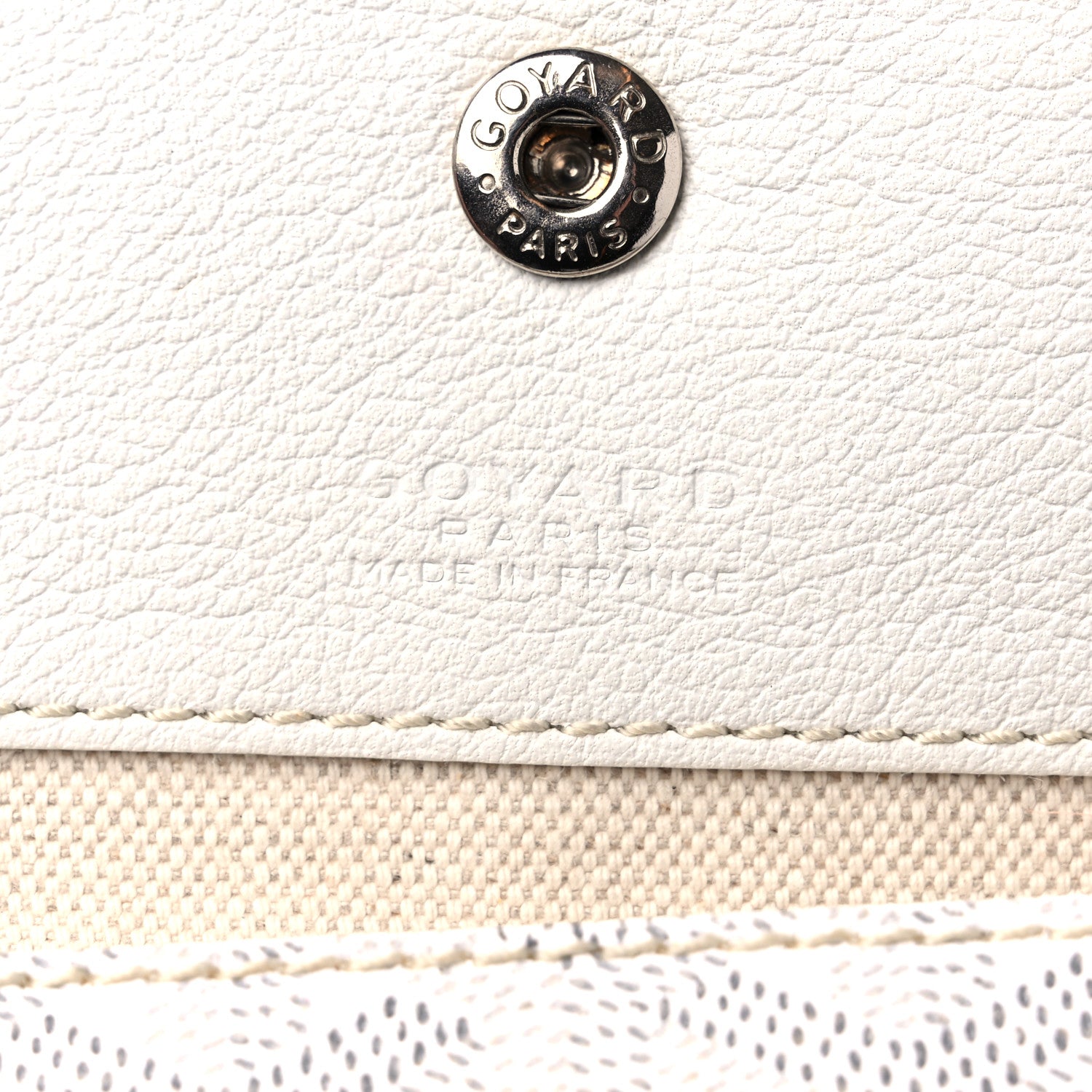 Goyard Goyardine Saint Louis GM White 7 of 17