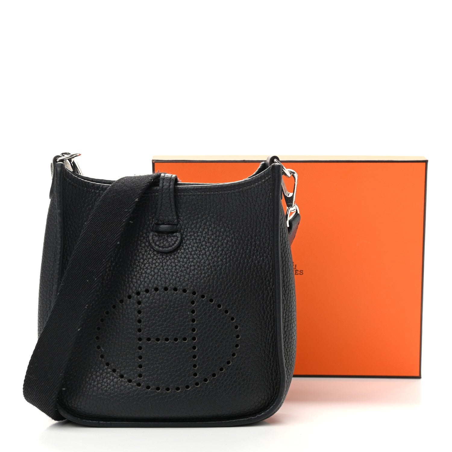 Hermes Taurillon Clemence Evelyne TPM Black 13 of 13