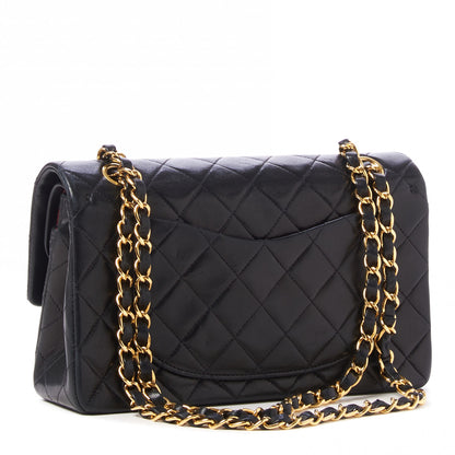 Chanel Lambskin Quilted Small Double Flap Black 3 of 10