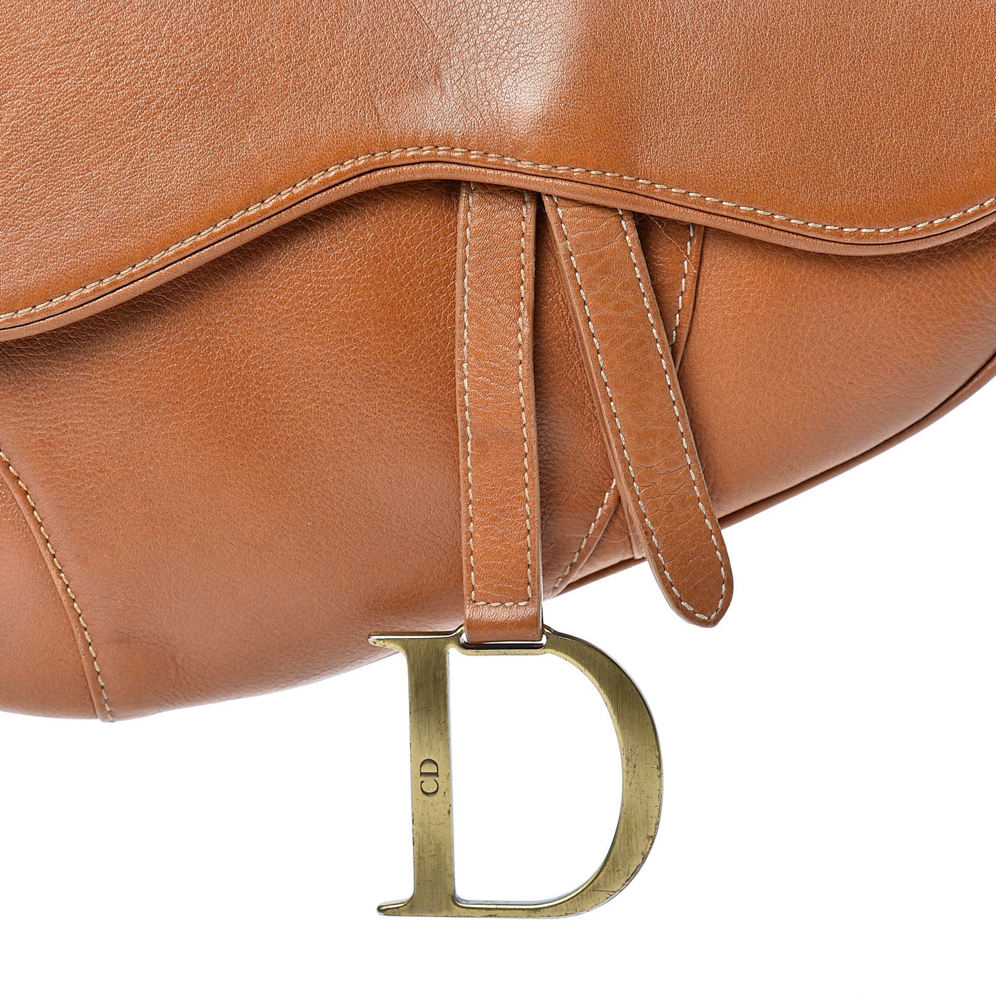Calfskin Saddle Bag Tan