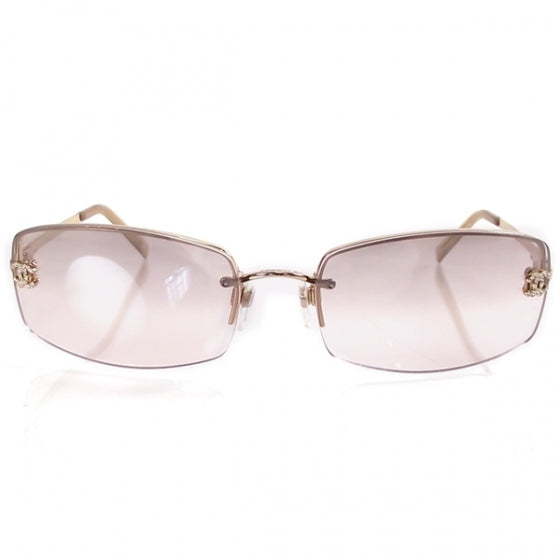 Chanel Rhinestone CC Sunglasses 4093 Brown 3 of 9