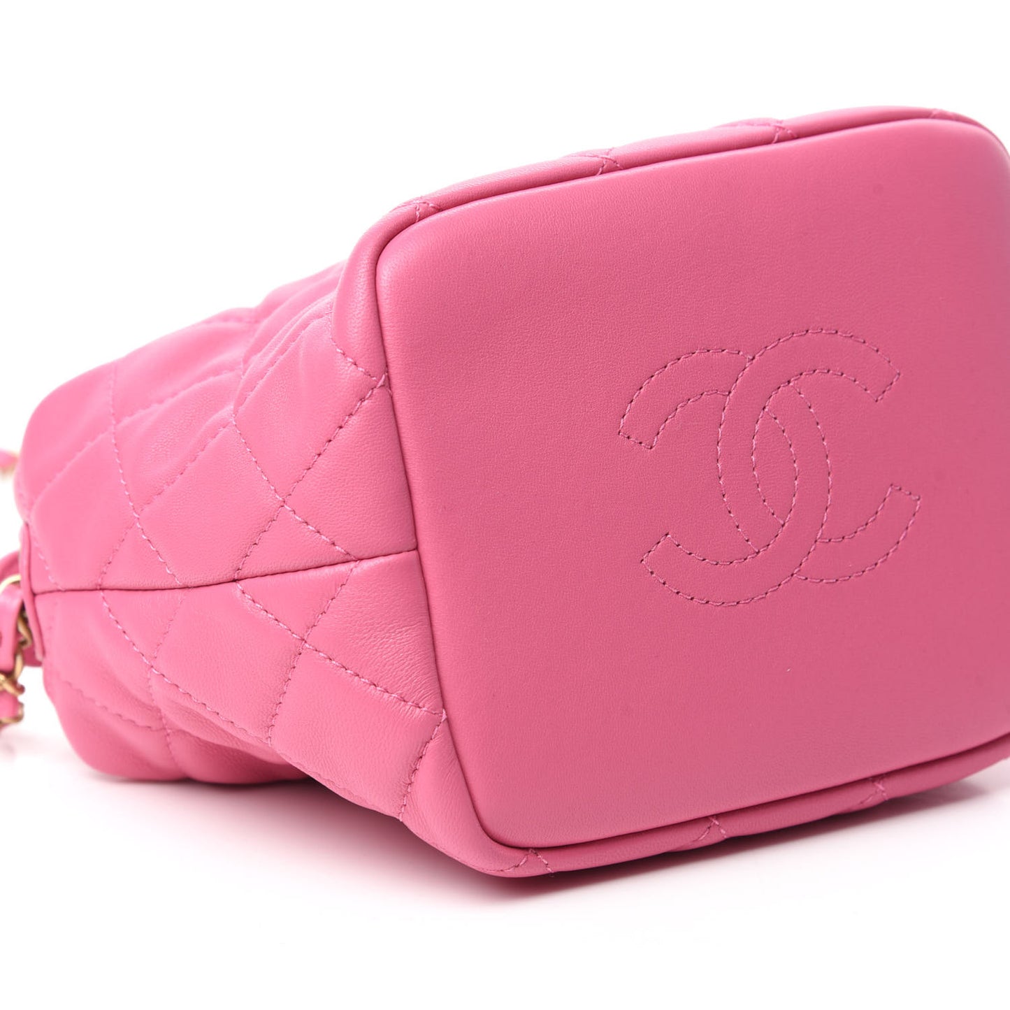 Lambskin Quilted Small Perfect Meeting Hobo Pink