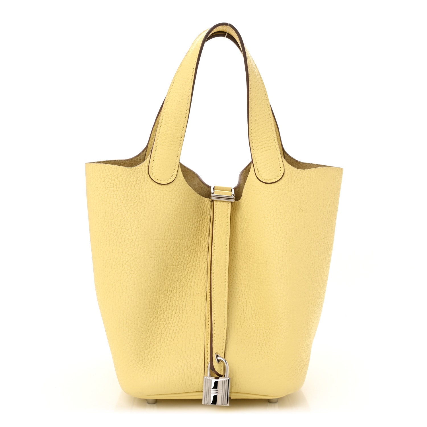 Hermes Taurillon Clemence Picotin Lock 18 PM Jaune Poussin 1 of 10