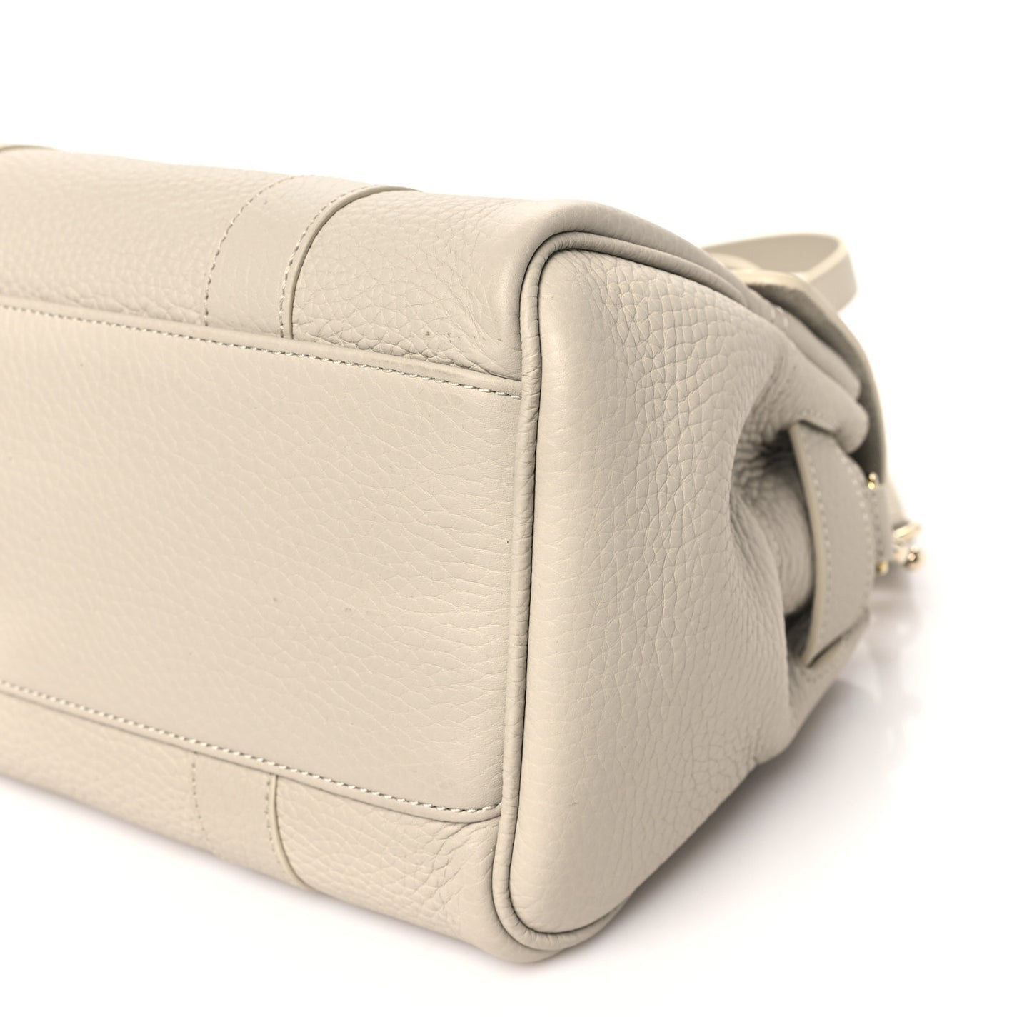 Heavy Grain Small Bayswater Satchel Chalk