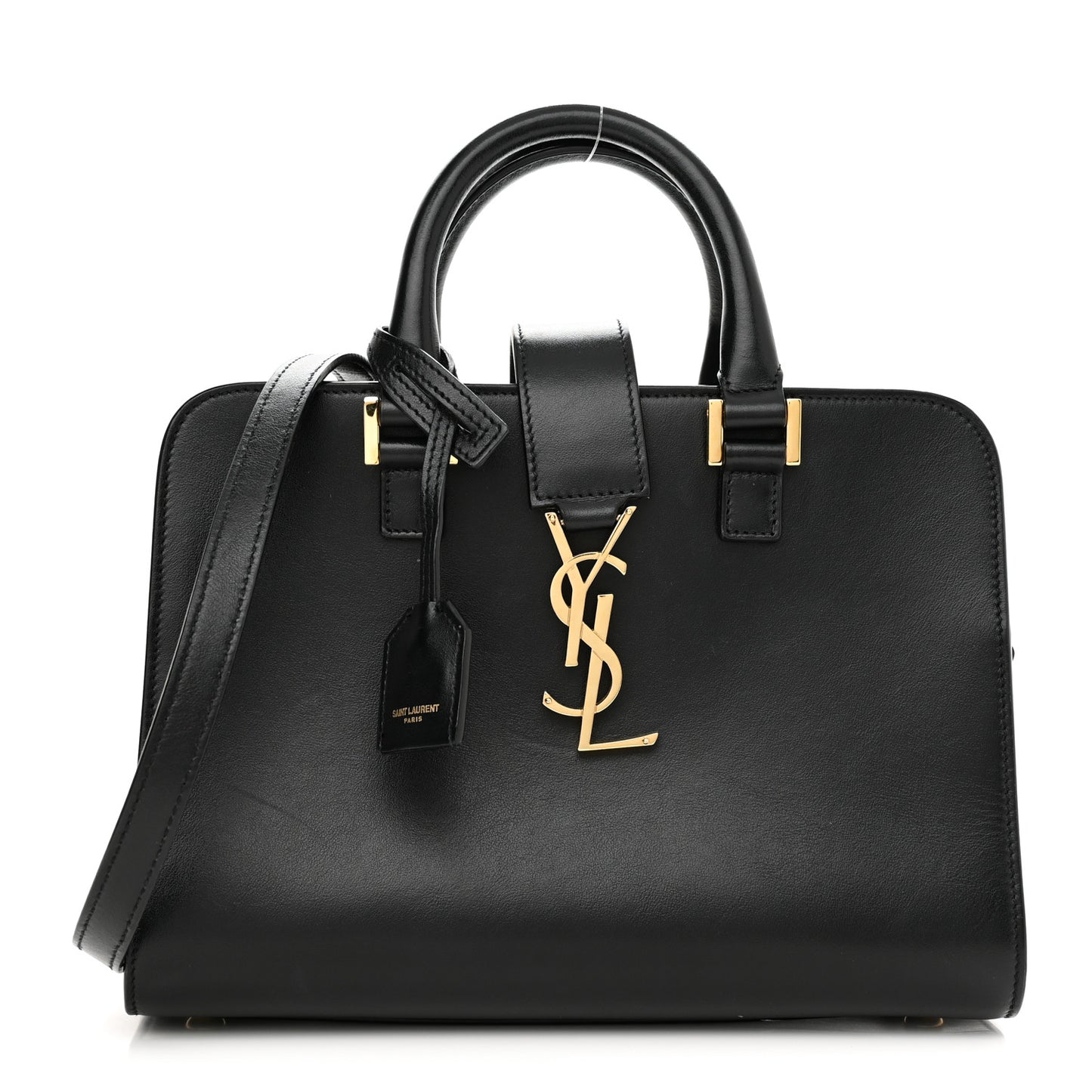 Calfskin Monogram Baby Cabas Black