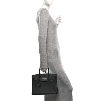 Hermes Togo BIRKIN 30 Black 2 of 10