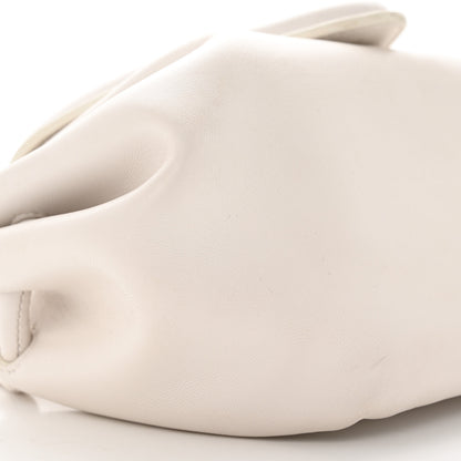 Bottega Veneta Lambskin Small Beak Triangle Flap Shoulder Bag Chalk 8 of 21