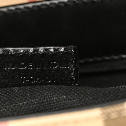 Burberry House Check Flap Shoulder Bag Black 7 of 10
