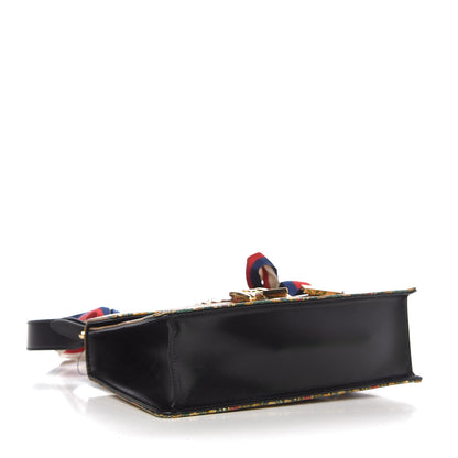 Gucci Iridescent Brocade Small Sylvie Shoulder Bag Gold 4 of 10