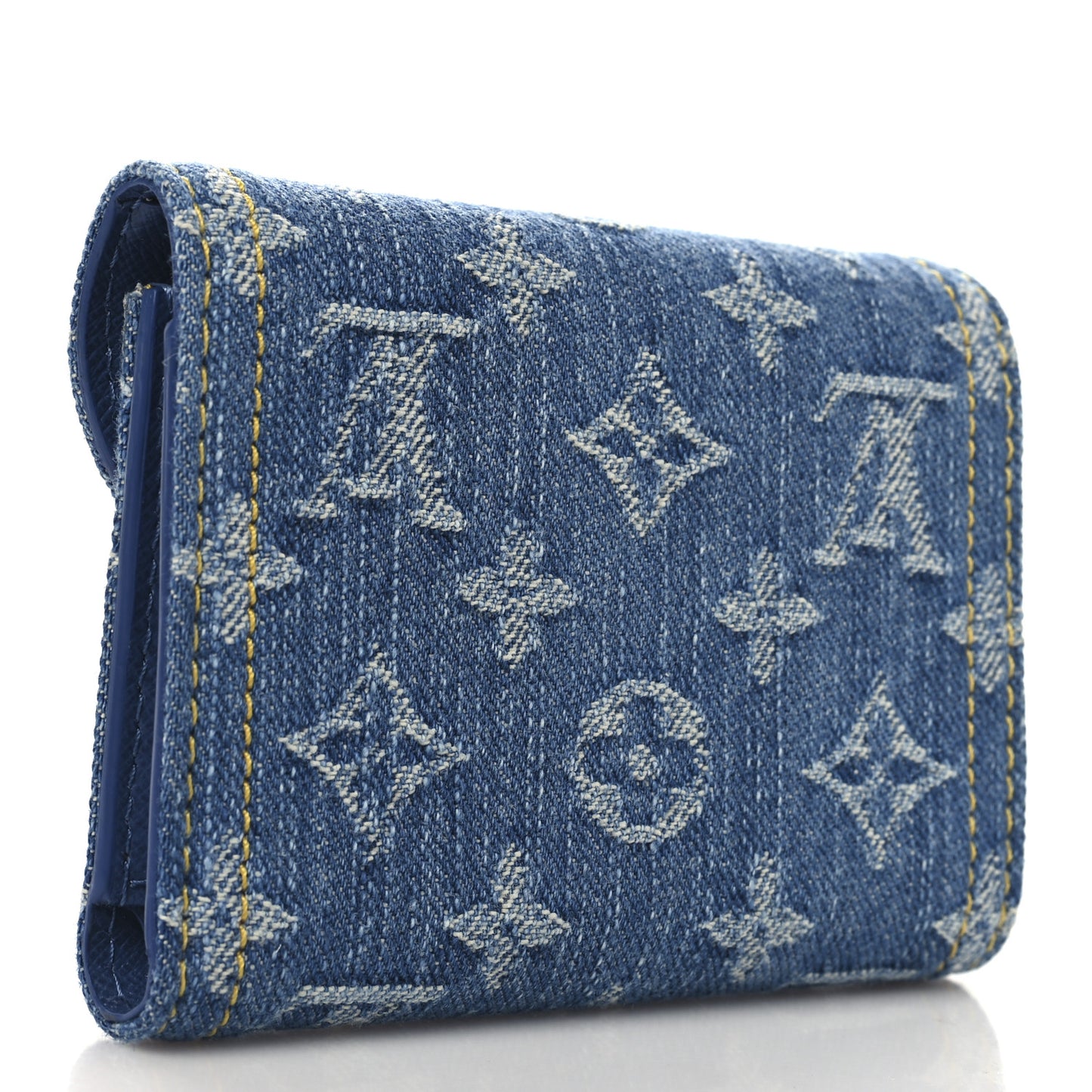 Denim Amelia Compact Wallet Blue