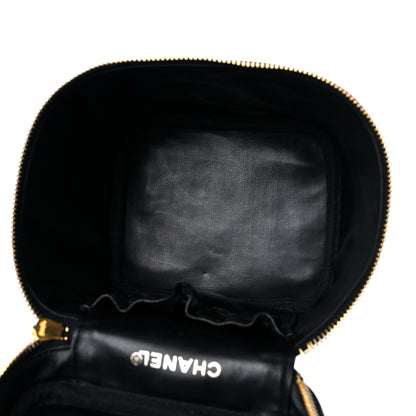 Chanel Caviar Vanity Cosmetic Case Black 5 of 13