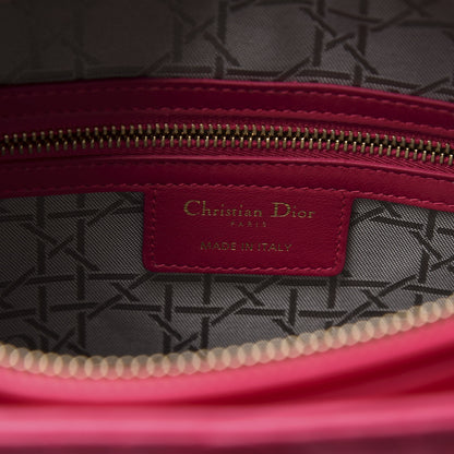 Christian Dior Lambskin Cannage Large Lady Dior Pink 7 of 10