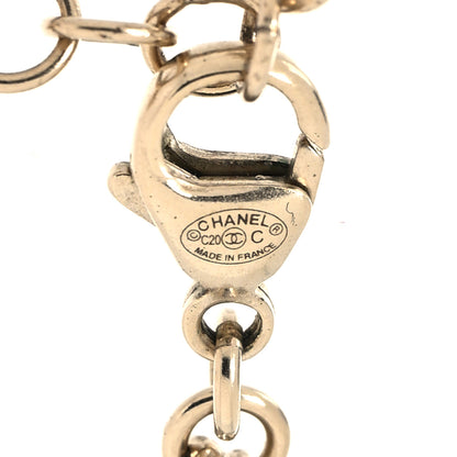 Chanel Crystal CC Camellia Express Choker Necklace Gold 5 of 5