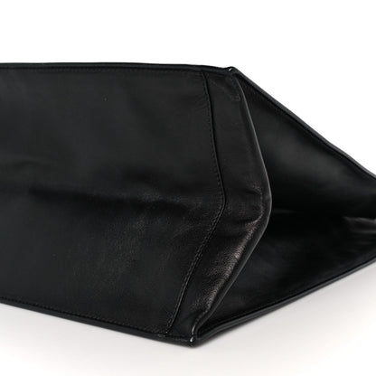 Saint Laurent Calfskin Rive Gauche North South Tote Black 8 of 8