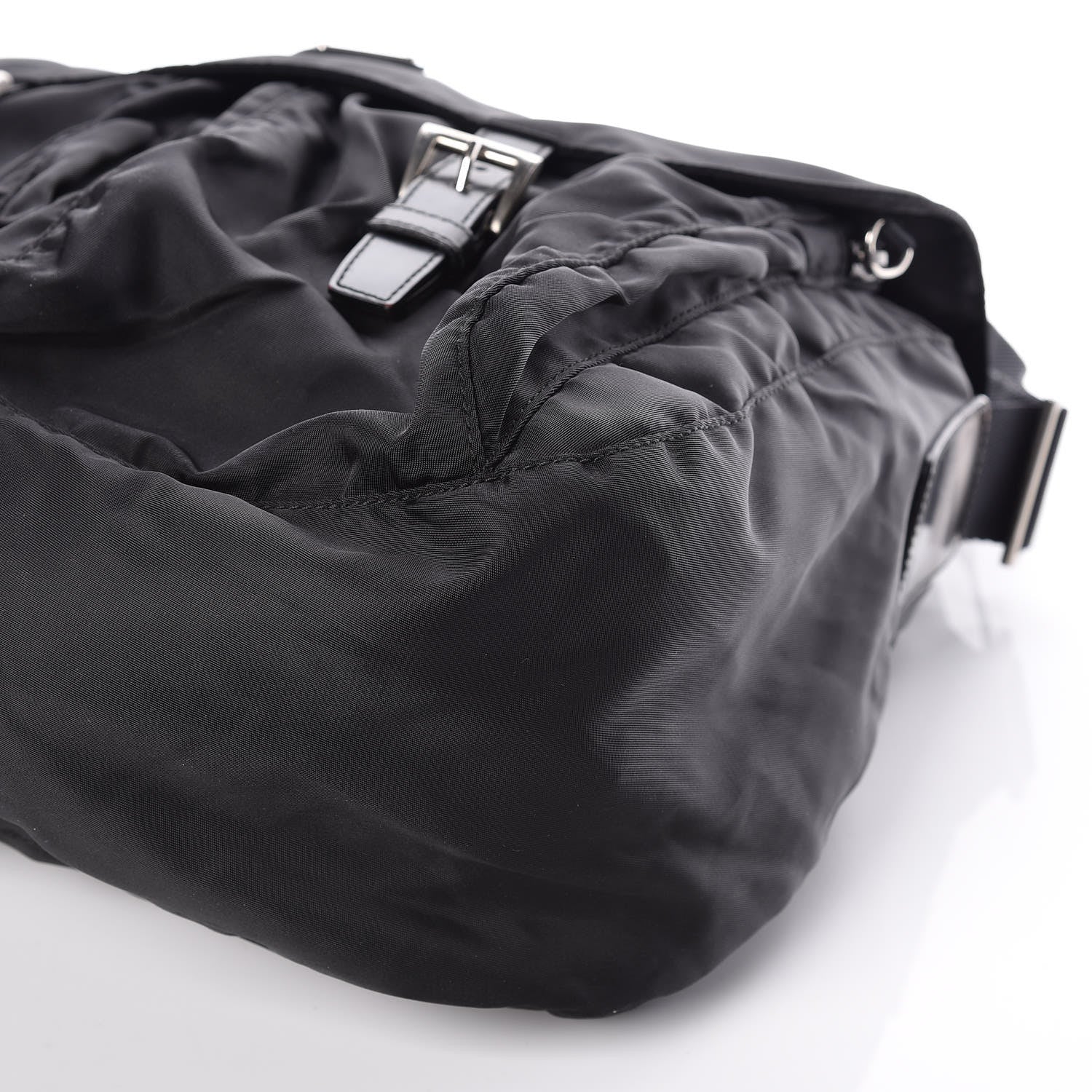 Prada Nylon Vela Messenger Bag Black 13 of 16