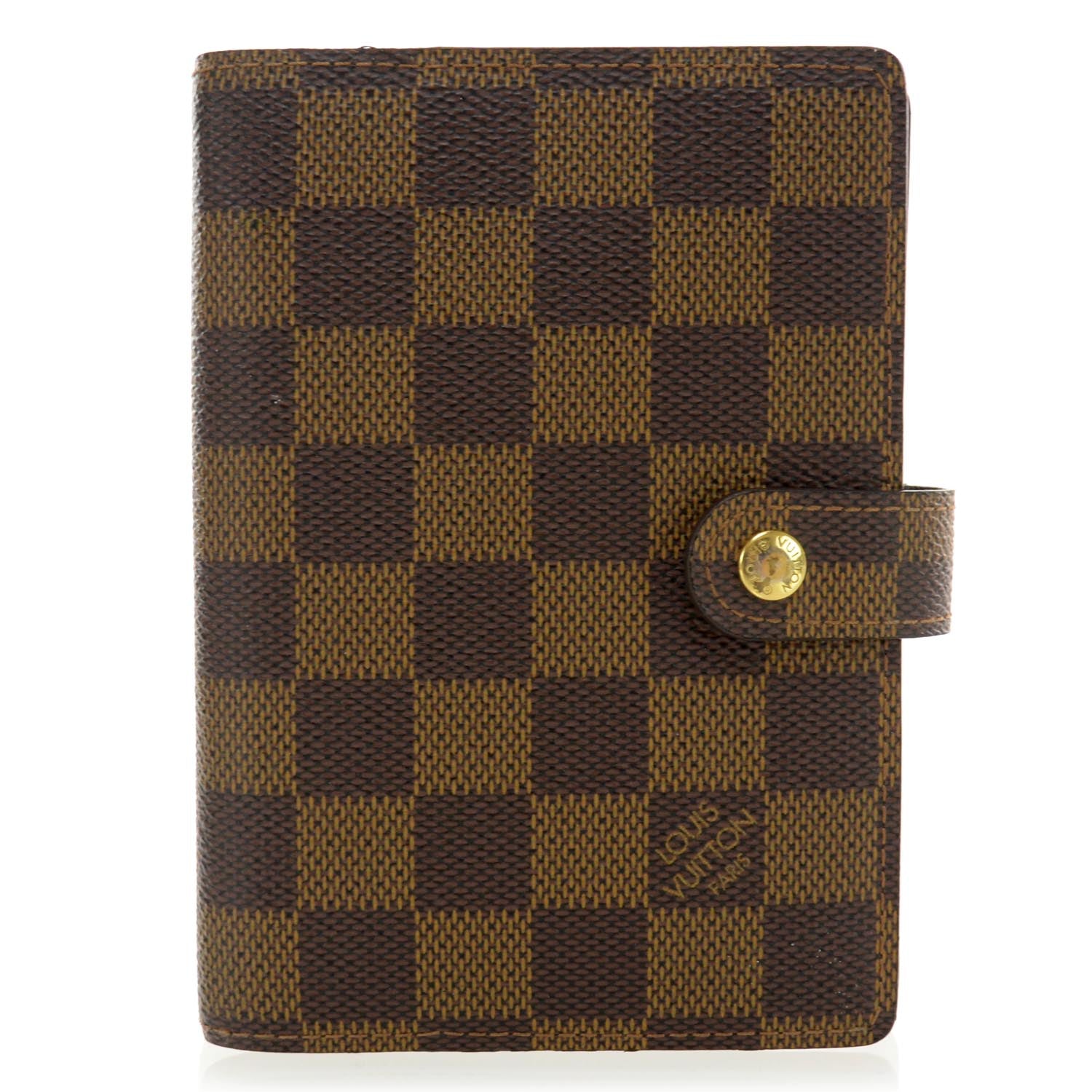 Louis Vuitton Damier Ebene Small Ring Agenda 1 of 8