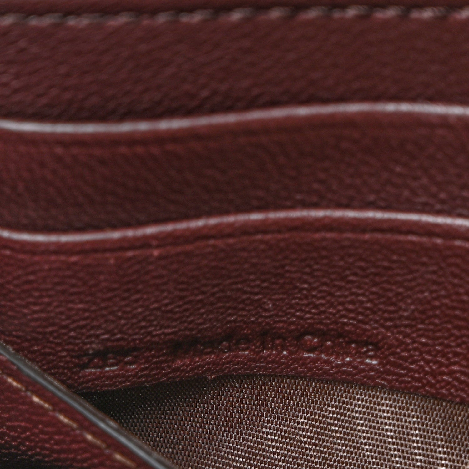Mulberry Natural Grain Calfskin Continental Wallet Oxblood 8 of 9