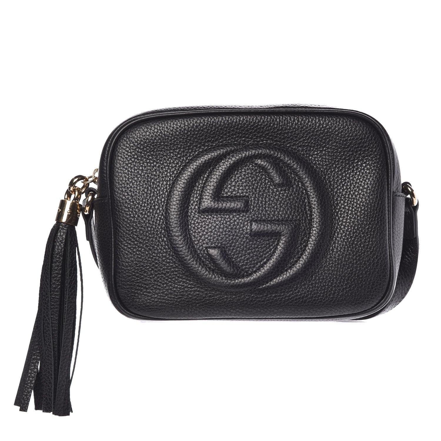 Gucci Pebbled Calfskin Small Soho Disco Bag Black 1 of 8