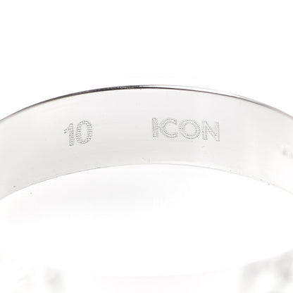 Gucci 18K White Gold 4mm Icon Thin Band Ring 50 5.25 4 of 6