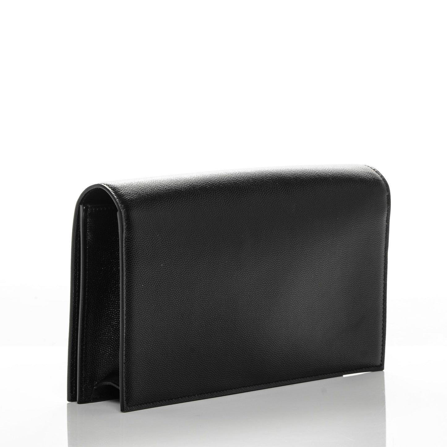 Grain De Poudre Classic Monogram Clutch Black
