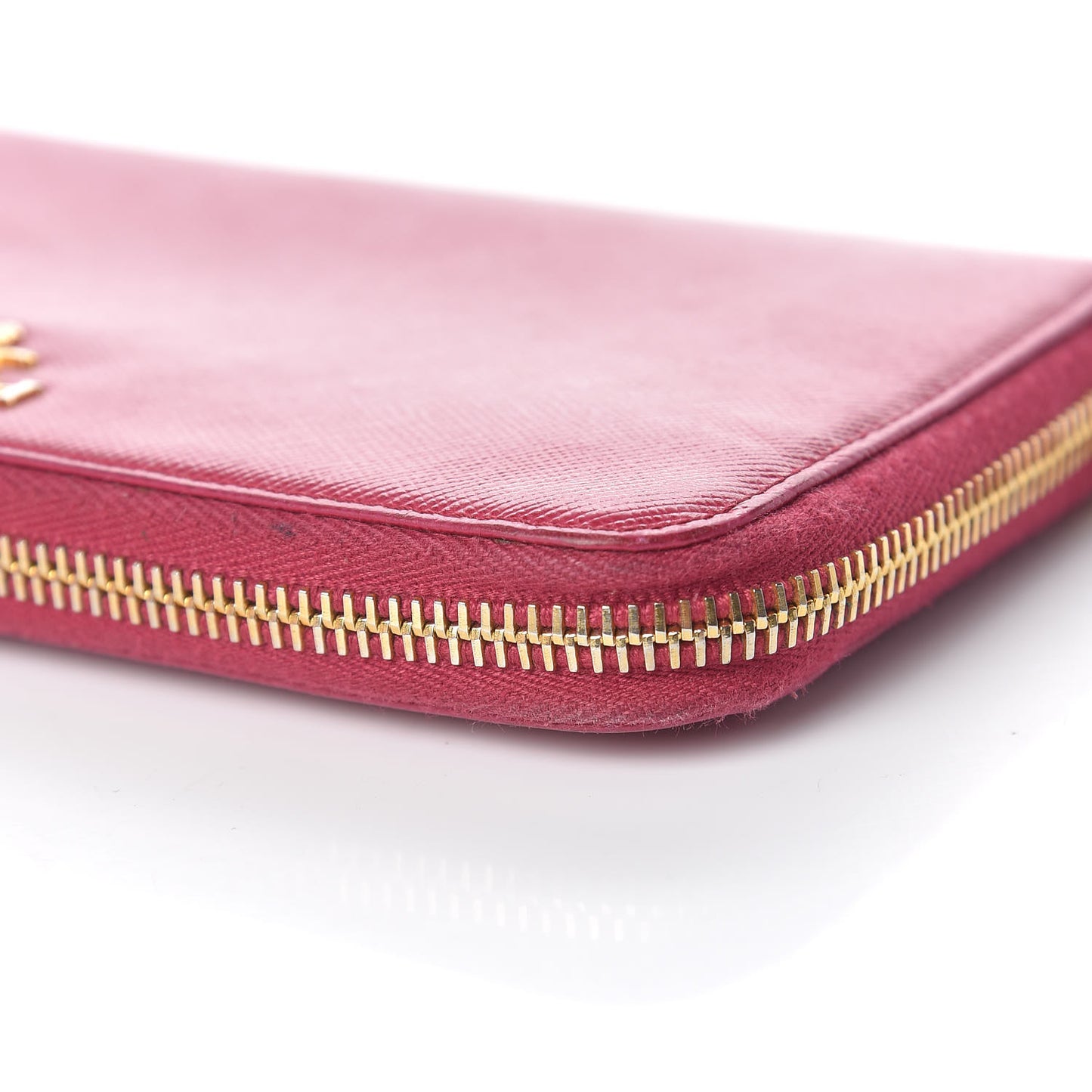 Saffiano Zip Around Wallet Peonia