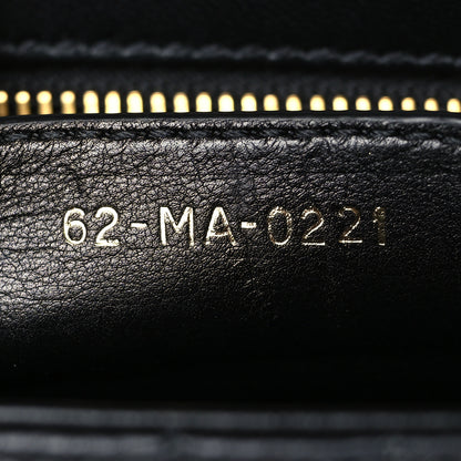 Christian Dior Calfskin Cannage Small Caro Bag Black 7 of 11