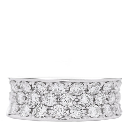 Parker & West by FASHIONPHILE 18K White Gold Diamond 1.33ct Half Band Ring  54 7 1 of 5
