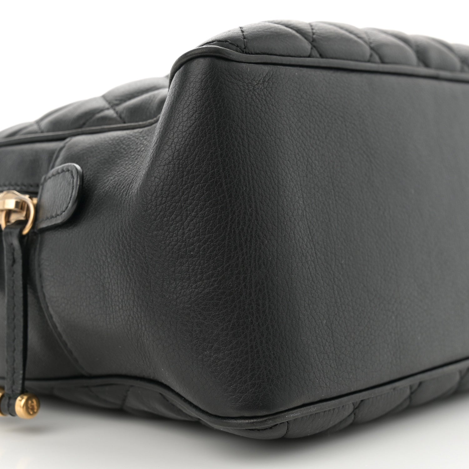 Chanel Calfskin Quilted CC Medium Vanity Case Black 9 of 13