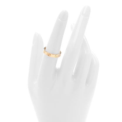 Cartier 18K Yellow Gold 3.5mm LOVE Wedding Band Ring 54 7 2 of 5