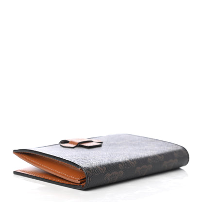 Celine Canvas Triomphe Medium Strap Wallet Tan 4 of 8