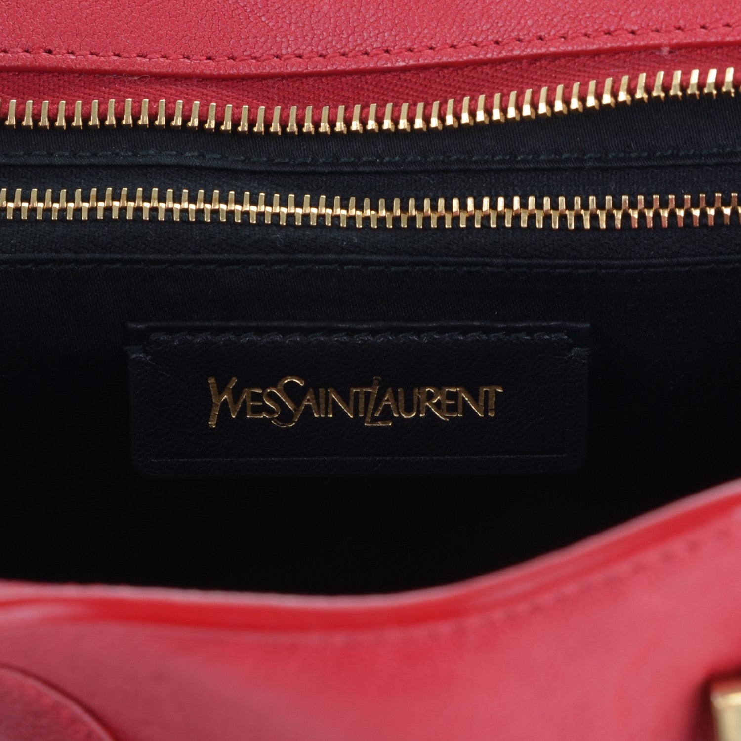 Saint Laurent Sheepskin Small Cabas ChYc Rouge Orient 6 of 7