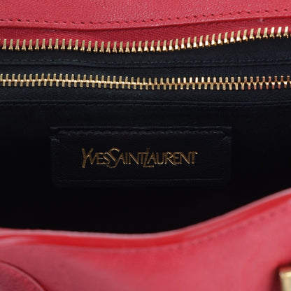 Saint Laurent Sheepskin Small Cabas ChYc Rouge Orient 6 of 7