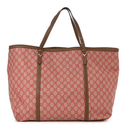 Gucci GG Supreme Monogram Large Nice Tote Red 1 of 10
