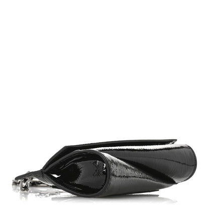 Christian Louboutin Patent Vog Small Loubitwist Clutch Black 4 of 10
