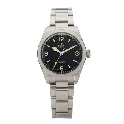TUDOR Stainless Steel 39mm Oyster Prince Automatic Watch Black 79950 1 of 5