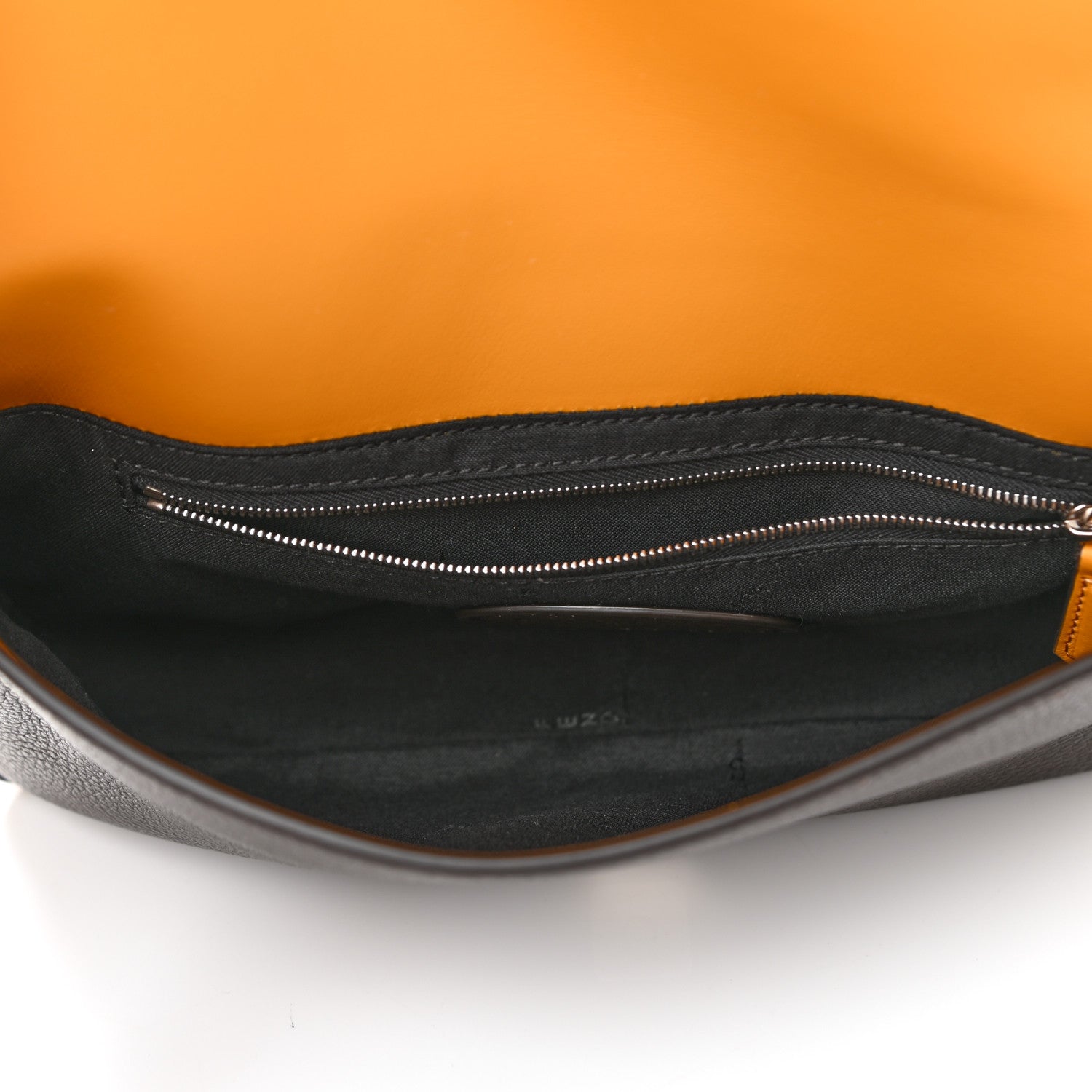 Fendi Calfskin Romano Selleria Belt Baguette Bag Ebano 5 of 11