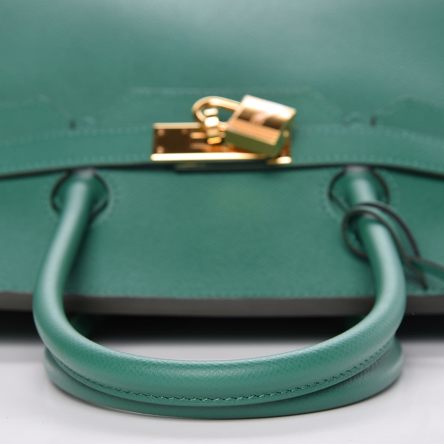 Hermes Epsom Birkin 35 Vert Vertigo 12 of 38