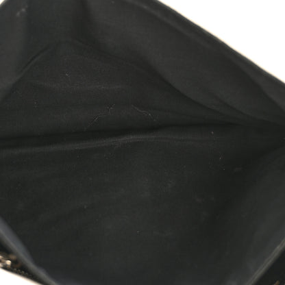Balenciaga Chevre Silver Metallic Edge Hardware Envelope Clutch Gris Glace 6 of 15
