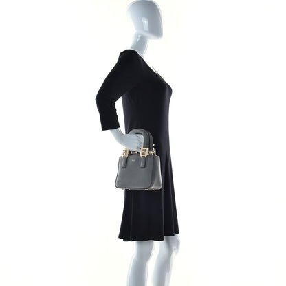Fendi Cuoio Romano Selleria Mini FF Tote Moon 4 of 13