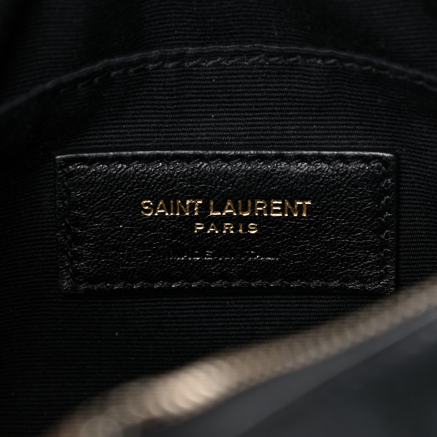 Saint Laurent Calfskin Matelasse Monogram Lou Belt Bag Black 6 of 9