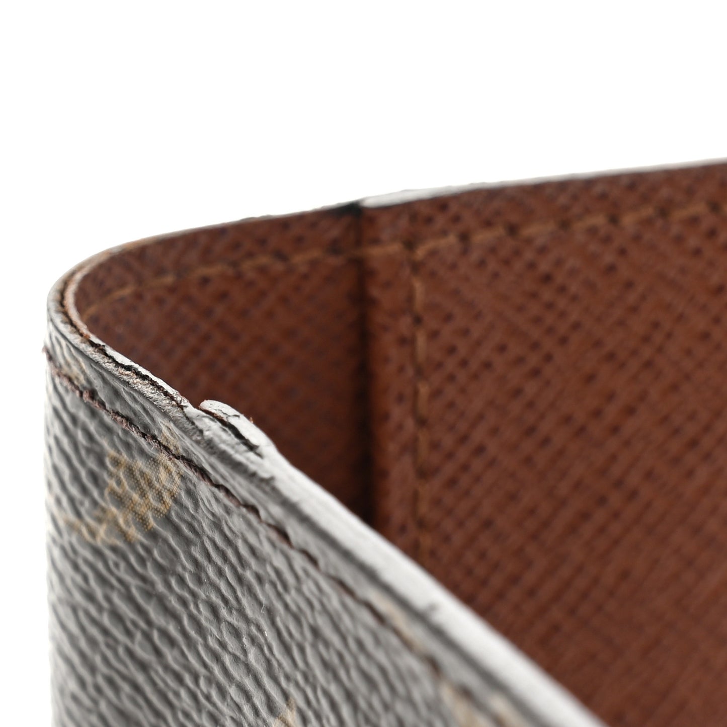 Monogram Checkbook Holder Case Wallet