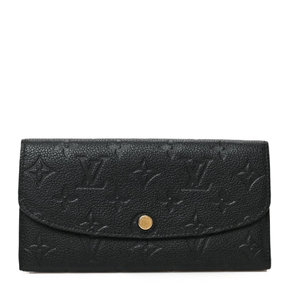 Louis Vuitton Empreinte Emilie Wallet Black Dune 1 of 6